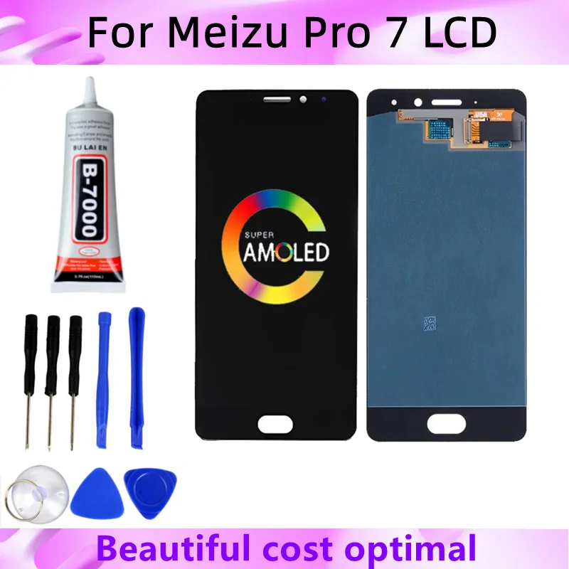 Meizu Pro 7   AMOLED LCD ÷ ġ ũ,  Ÿ ü ǰ , PRO 7 MZ-PRO 7 LCD, 5.2 ġ